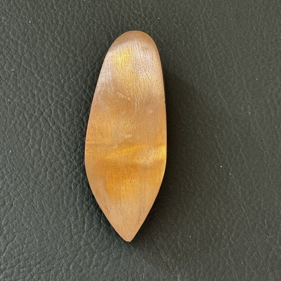 Vintage Brass Shoe Ashtray Hand Etched Red Slipper India Genie Aladdin - Picture 13 of 16